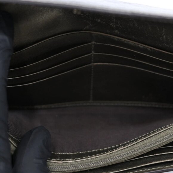 Gucci Metallic Grey Microguccissima Patent Leather Continental Wallet - Picture 11 of 16